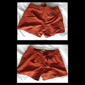 Orange banana republic shorts